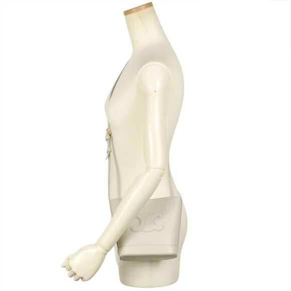 CELINE White Shoulder Bag - Picture 2 of 7